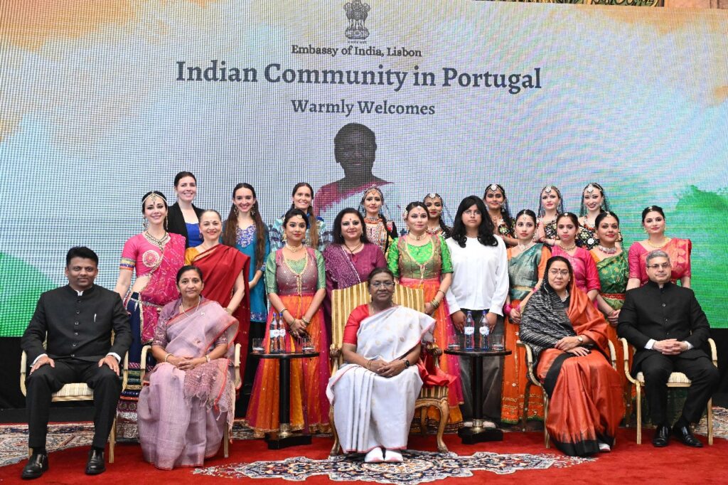 राष्ट्रपति का पुर्तगाल दौरा संपन्न, प्रवासी भारतीयों को किया संबोधित, स्लोवाकिया के लिए प्रस्थान